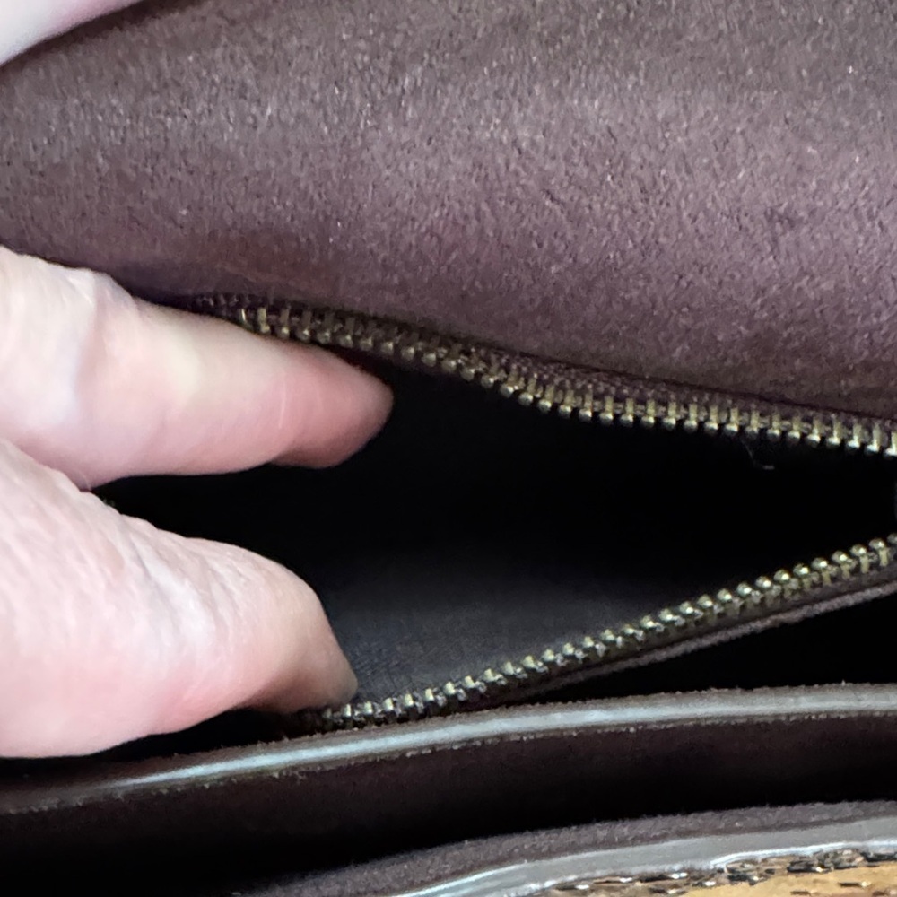 Coach Parker Exotic Top Handle Suede interior PRISTINE - Picture 11 of 16